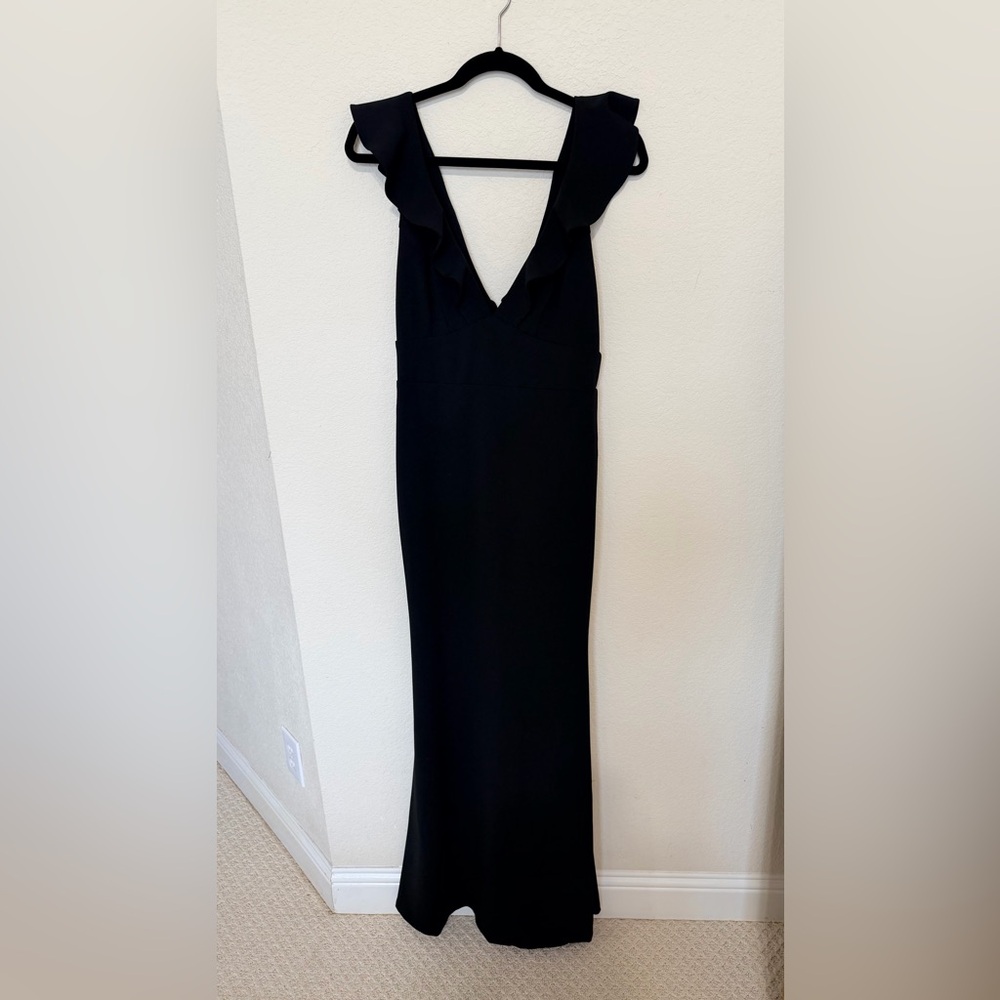 Lulus Perfect Opportunity Black Maxi Dress - Size Medium EUC - Picture 6 of 8